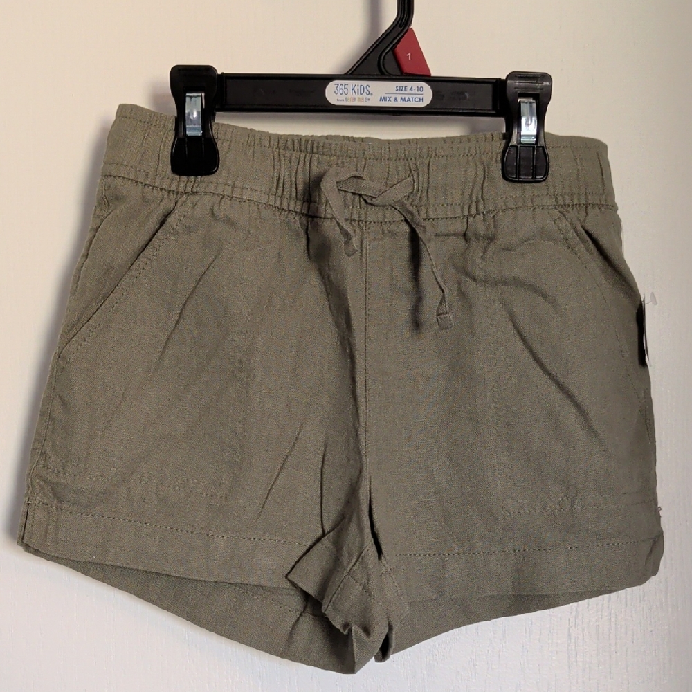 Old Navy Olive Drawstring Girls' Shorts